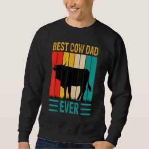 Sweatshirt Meilleur papa vache jamais Ferme de vaches Ferme R