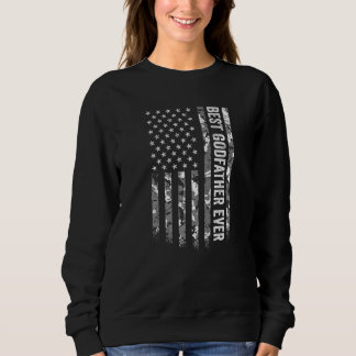 Sweatshirt Meilleur Parrain de tous les temps Homme Drapeau A