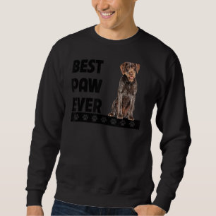 Sweatshirt Meilleur Paw Jamais Allemand À poils durs Pointeur