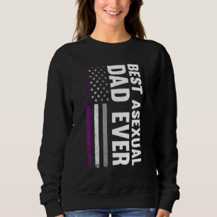 Sweatshirt Meilleur Père Asexuel Jamais Csd Pride Mois
