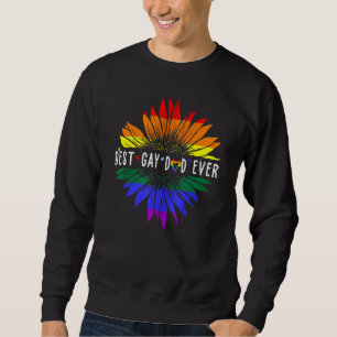 Sweatshirt Meilleur Père Gay Jamais Lgbt Mois Lgbt Pride Gay