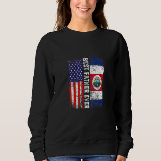 Sweatshirt Meilleur Père Jamais Fête des pères Costa Rica Us