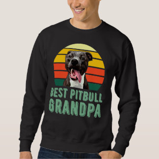 Sweatshirt Meilleur Pitbull Grandpa Funny mignon Amoureux des