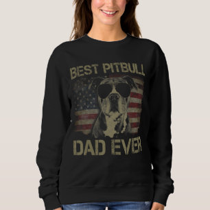 Sweatshirt Meilleur Pitbull Papa Jamais Américain Da Chien Dr