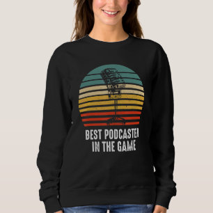 Sweatshirt Meilleur Podcaster Podcasting Interview Radio Cont