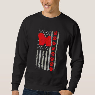 Sweatshirt Meilleur pompier Havanais maman papa Ever drapeau 