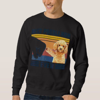 Sweatshirt Meilleur Poodle Maman Jour Chien Maman Mère