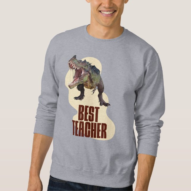 Sweatshirt Meilleur Professeur Dinosaur Classroom Humour (Devant)