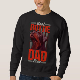 Sweatshirt Meilleur Rottie Papa Jamais Rottweiler