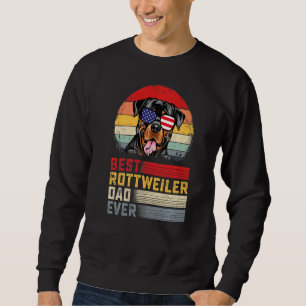 Sweatshirt Meilleur Rottweiler papa jamais Fête des pères
