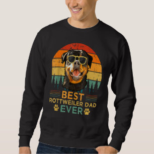 Sweatshirt Meilleur Rottweiler Papa Jamais Père