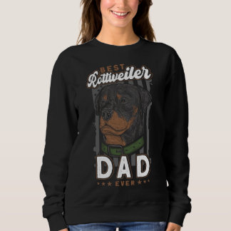 Sweatshirt Meilleur Rottweiler papa jamais Rottweiler