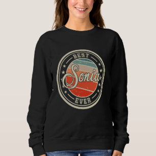 Sweatshirt Meilleur Sonia Ever drôle disant prénom Sonia