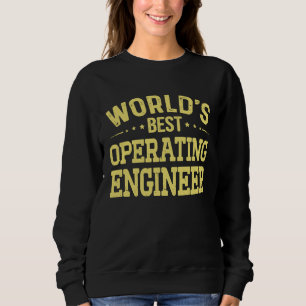 Sweatshirt Meilleur titre de poste d'ingénieur d'exploitation