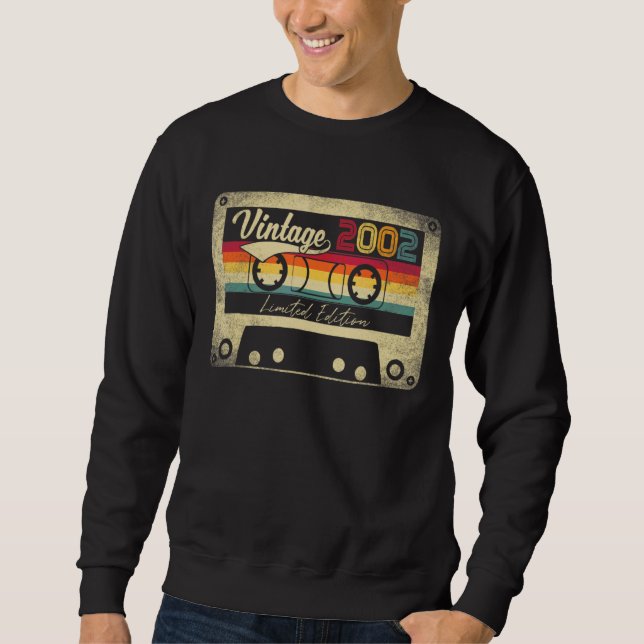 Sweatshirt Meilleur vintage De 2002 20E Anniversaire (Devant)