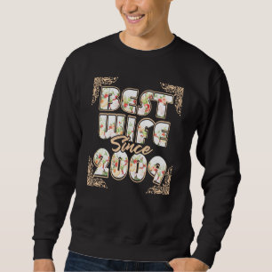 Sweatshirt Meilleure femme depuis 2009 11e anniversaire de Ma