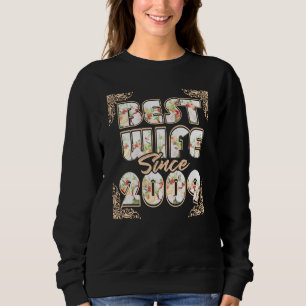 Sweatshirt Meilleure femme depuis 2009 11e anniversaire de Ma
