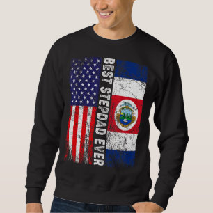 Sweatshirt Meilleure Fête des pères jamais Stepdad Costa Rica