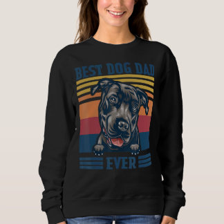 Sweatshirt Meilleure Fête des pères pour les hommes Pit Bull 