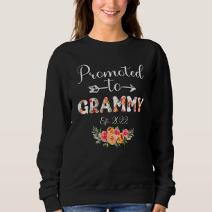 Sweatshirt Meilleure Grammy Ever Femmes Décoration Fleur Gran