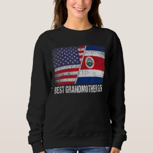 Sweatshirt Meilleure grand-mère jamais American Costa Rica Dr