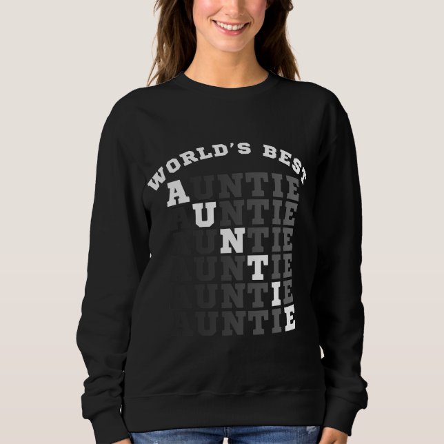 Sweatshirt Meilleure jeune fille du monde (Devant)