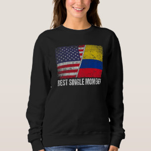 Sweatshirt Meilleure maman célibataire Jour des mères Colombi