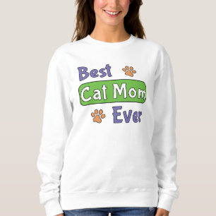Sweatshirt Meilleure maman de chat de tous les temps