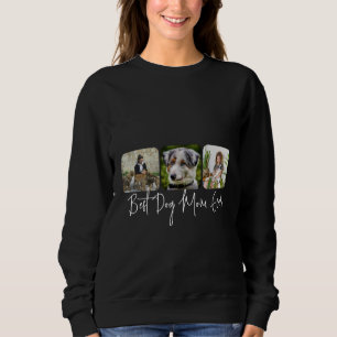 Sweatshirt Meilleure maman de chien jamais - Collage personna