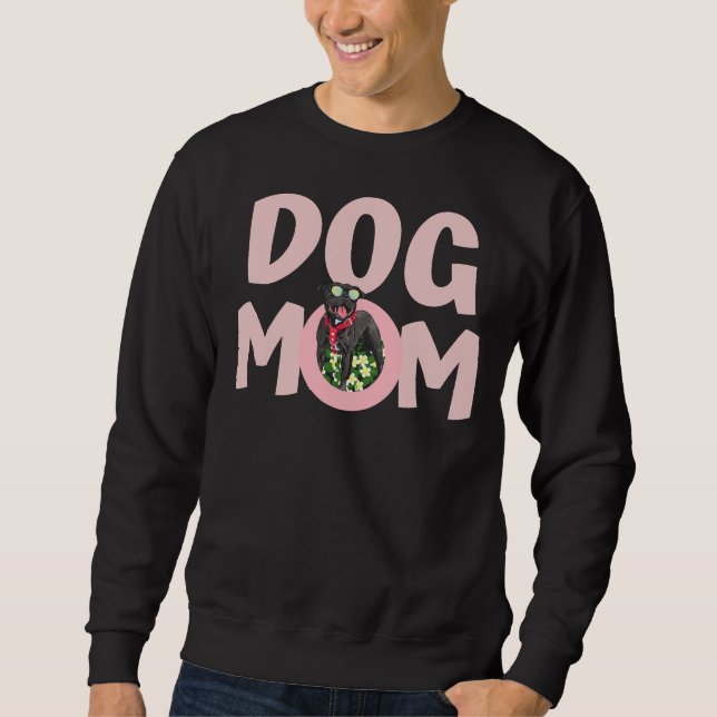 Sweatshirt Meilleure maman de chien jamais Pitbull (Devant)