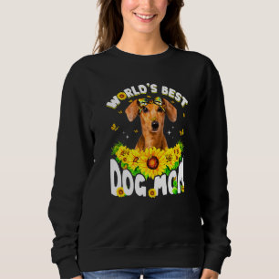 Sweatshirt Meilleure maman de dachshund drôle de fête des mèr