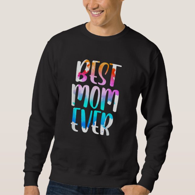 Sweatshirt Meilleure Maman Jour des Mères (Devant)
