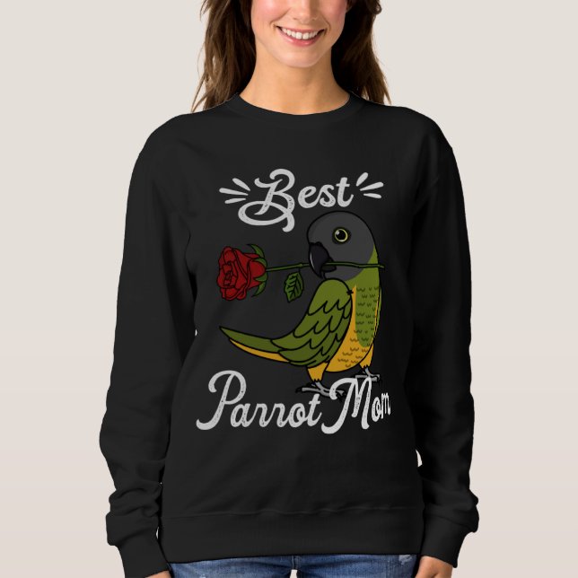 Sweatshirt Meilleure maman perroquet du Sénégal (Devant)