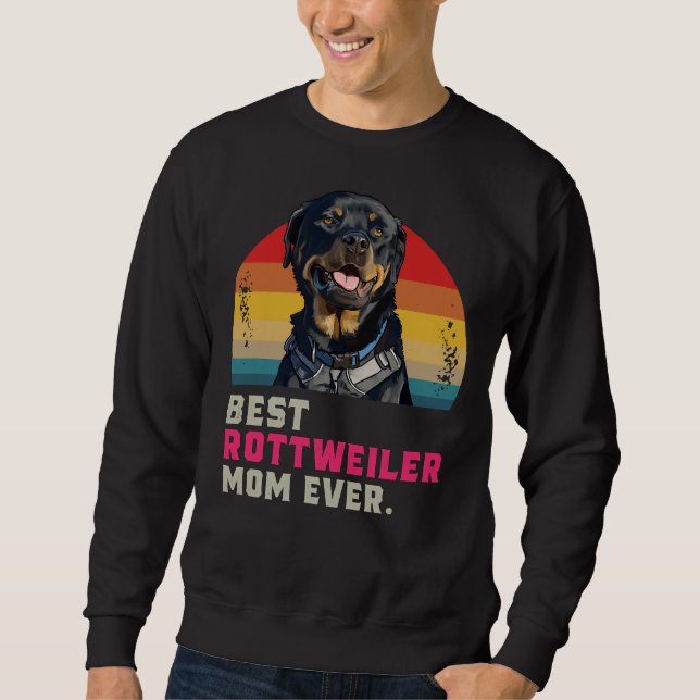 Sweatshirt Meilleure maman Rottweiler 13 ans (Devant)