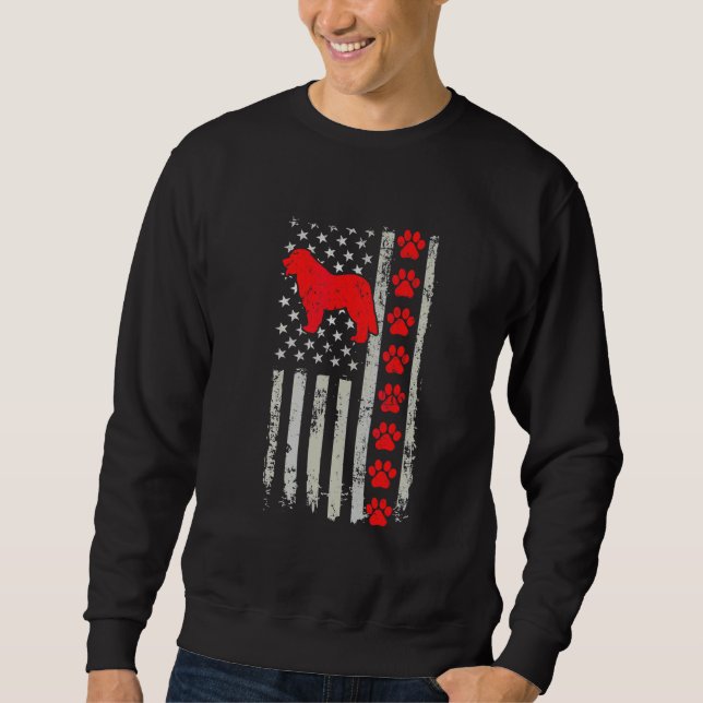 Sweatshirt Meilleure mère de Leonberger pompier Papa Ever Dra (Devant)