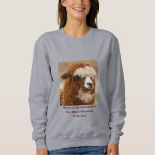 Sweatshirt Meilleure Monobrow d'Alpaca