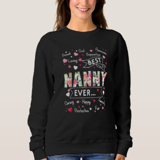 Sweatshirt Meilleure Nounou Ever  Première fois Grand-mère Fê