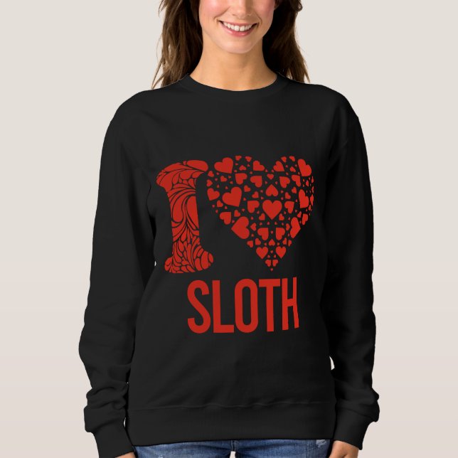 Sweatshirt Meilleure Sloth Jamais Je T'Aime Sloth (Devant)