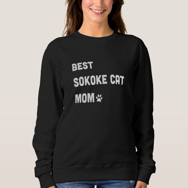Sweatshirt Meilleure Sokoke Chat Maman   Chat   (Devant)