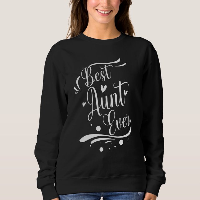 Sweatshirt Meilleure Tante Jamais (Devant)