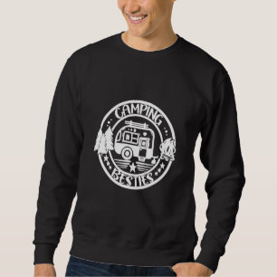Sweatshirt Meilleures amies de camping Citations de plein air