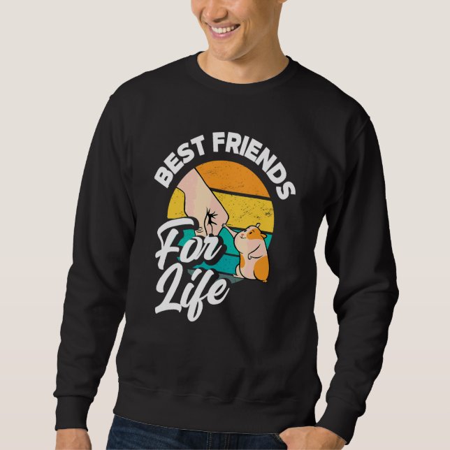 Sweatshirt Meilleurs amis pour la vie Hamster 1 (Devant)