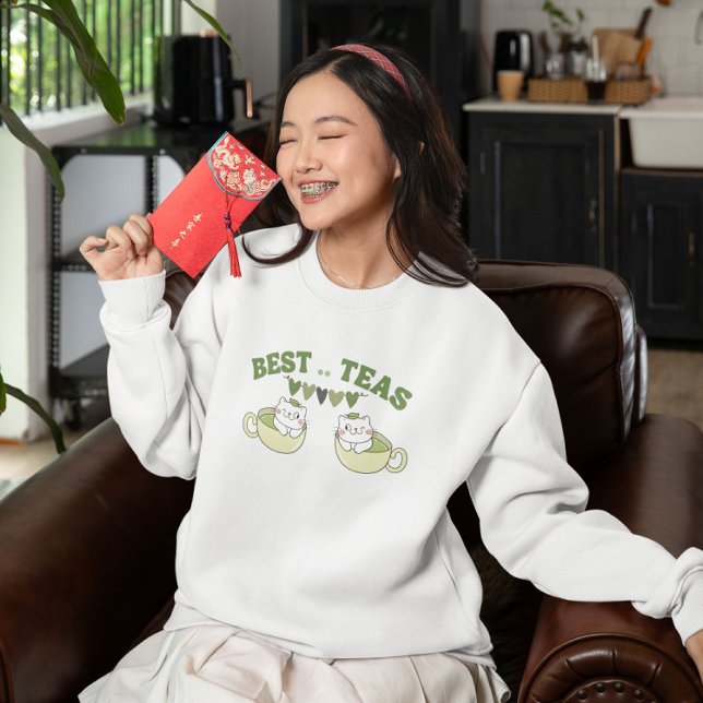 Sweatshirt Meilleurs Thés, Matcha (Créateur téléchargé)
