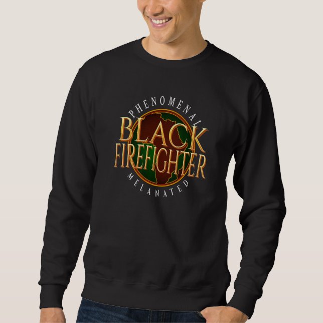 Sweatshirt Melanated And HBCU Educated Melanin African Pride  (Devant)
