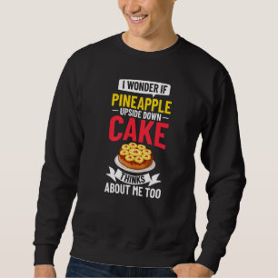 Sweatshirt Mélange de recettes de gâteau à l'envers à l'anana
