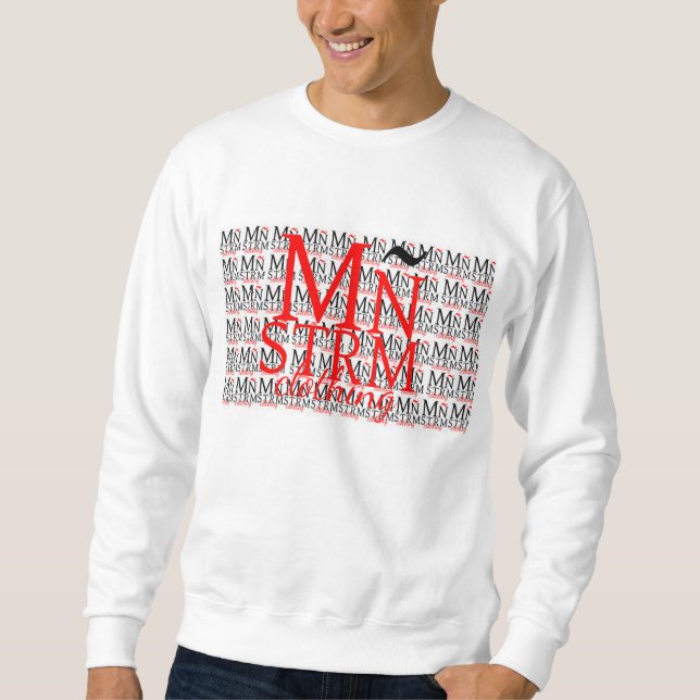 Sweatshirt mélange d'habillement de mnstrm (Devant)