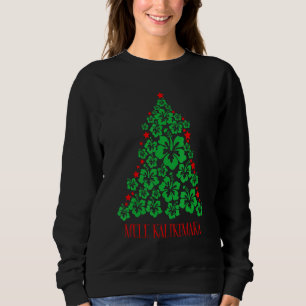 Sweatshirt Mele Kalikimaka Chemise Pour Femmes Hawaiian Hawai