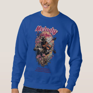 Sweatshirt Mélodie du Violon Artistique Ser de la Lune Sleepl