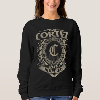 Sweatshirt Membre à vie de l'équipe Cortez Vintage Famille Co