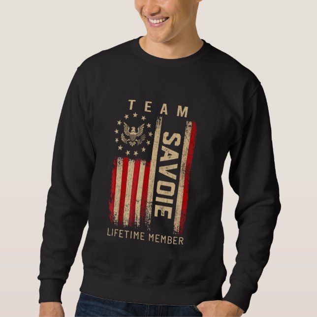 Sweatshirt Membre à vie de l'équipe Drapeau américain (Devant)